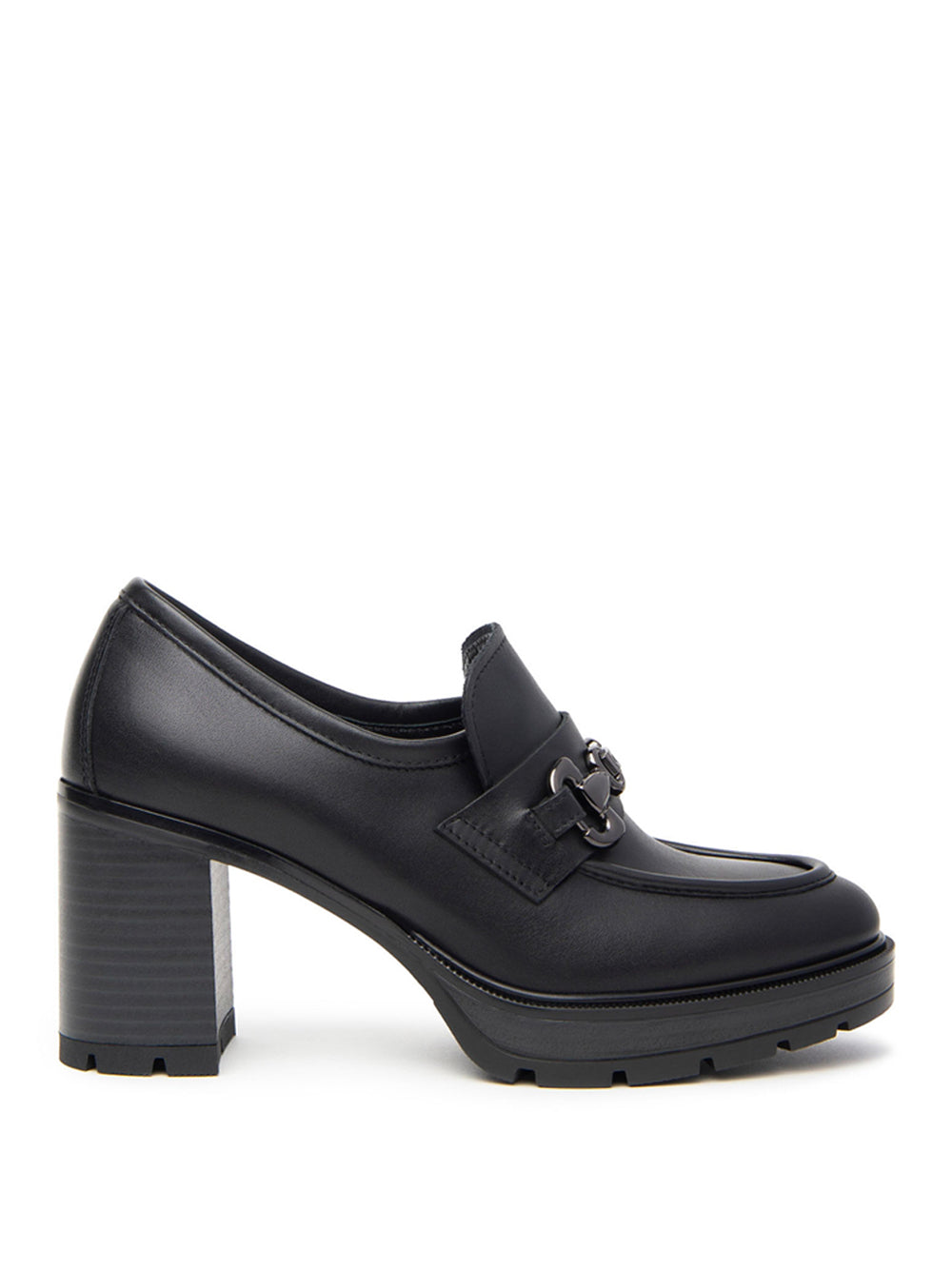 NERO GIARDINI Mocassini con tacco Donna - Nero modello I411432D