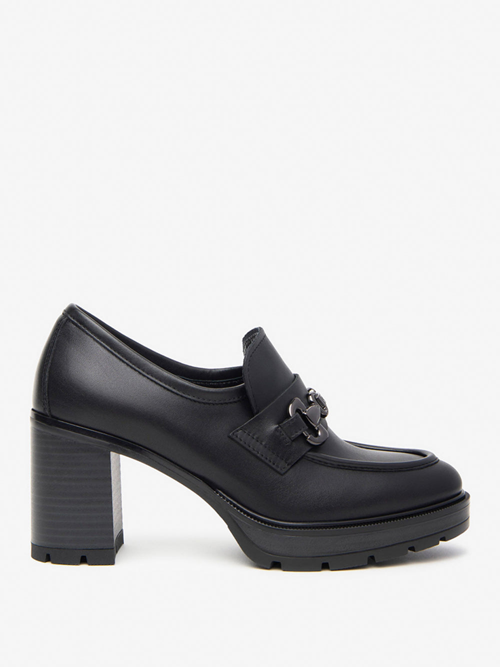 NERO GIARDINI Mocassini con tacco Donna - Nero modello I411432D