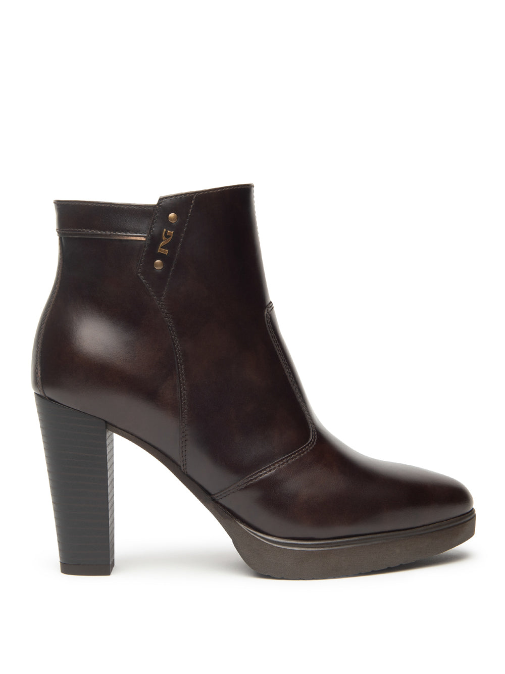 NERO GIARDINI Stivaletti con tacco Donna - Testa di moro modello I513811D