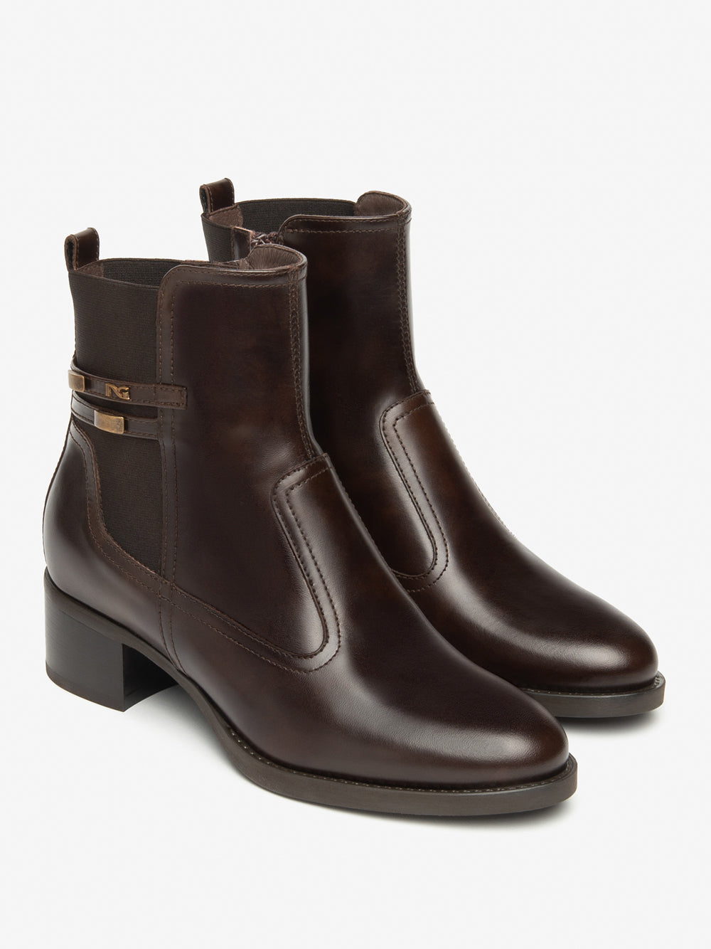 NERO GIARDINI Stivaletti con tacco Donna - Testa di moro modello I513841D