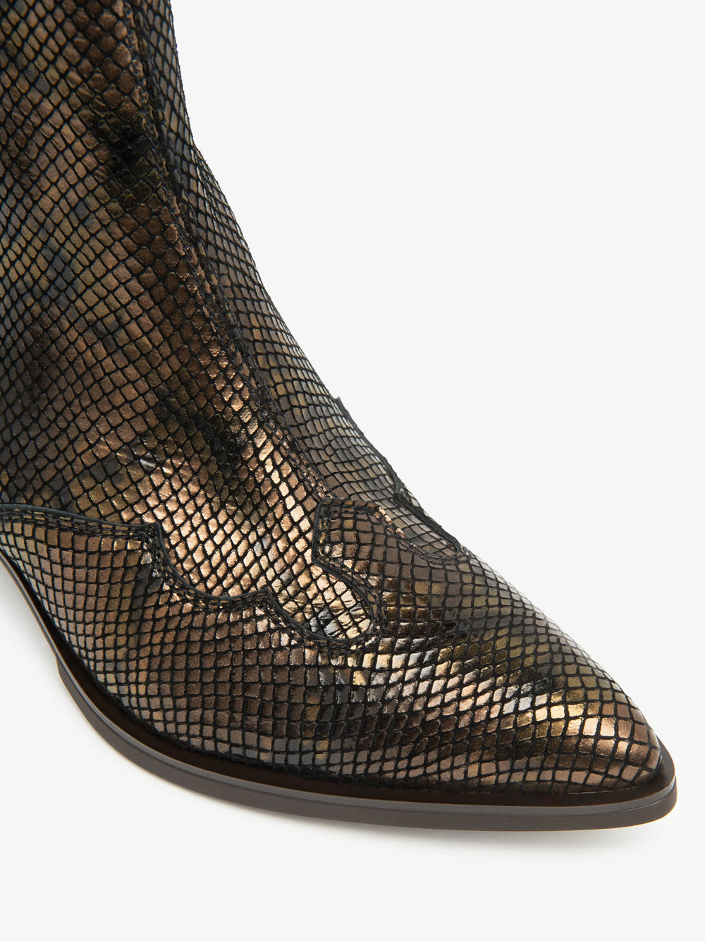 NERO GIARDINI Stivaletti texano Donna - Bronzo modello I513910D