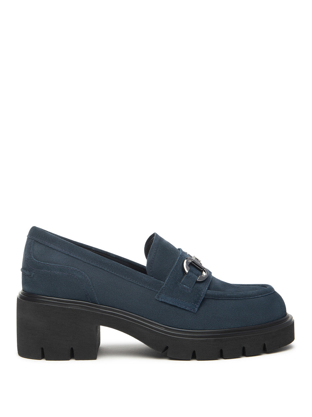 NERO GIARDINI Mocassini con tacco Donna - Blu modello I513984D