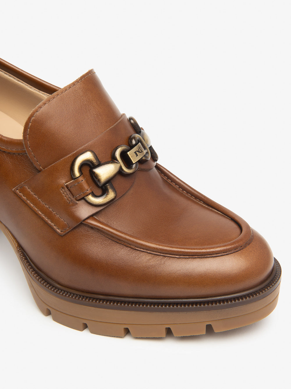 NERO GIARDINI Mocassini con tacco Donna - Cuoio modello I514030D