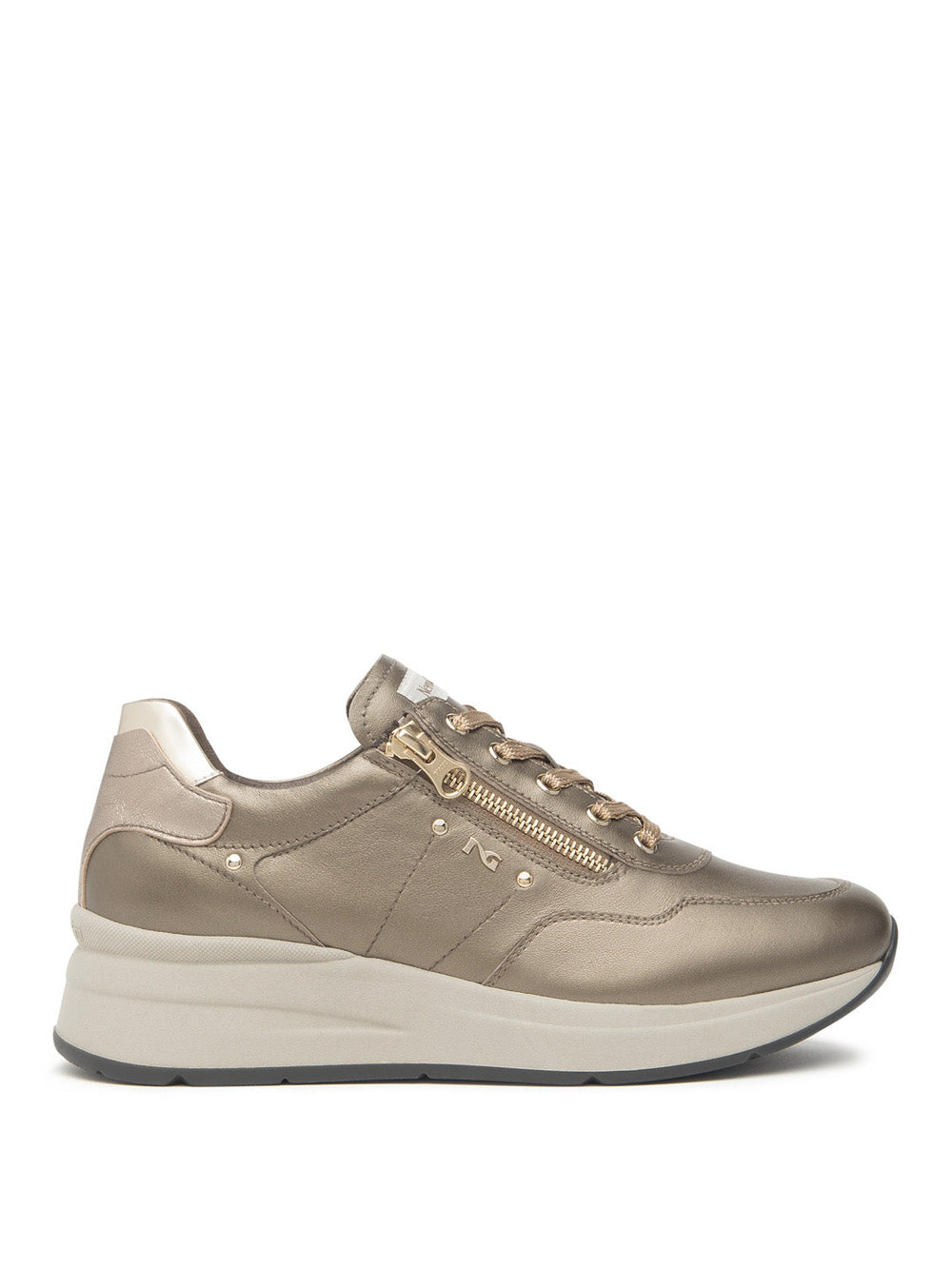 NERO GIARDINI Sneakers con zeppa Donna - Marrone modello I514070D