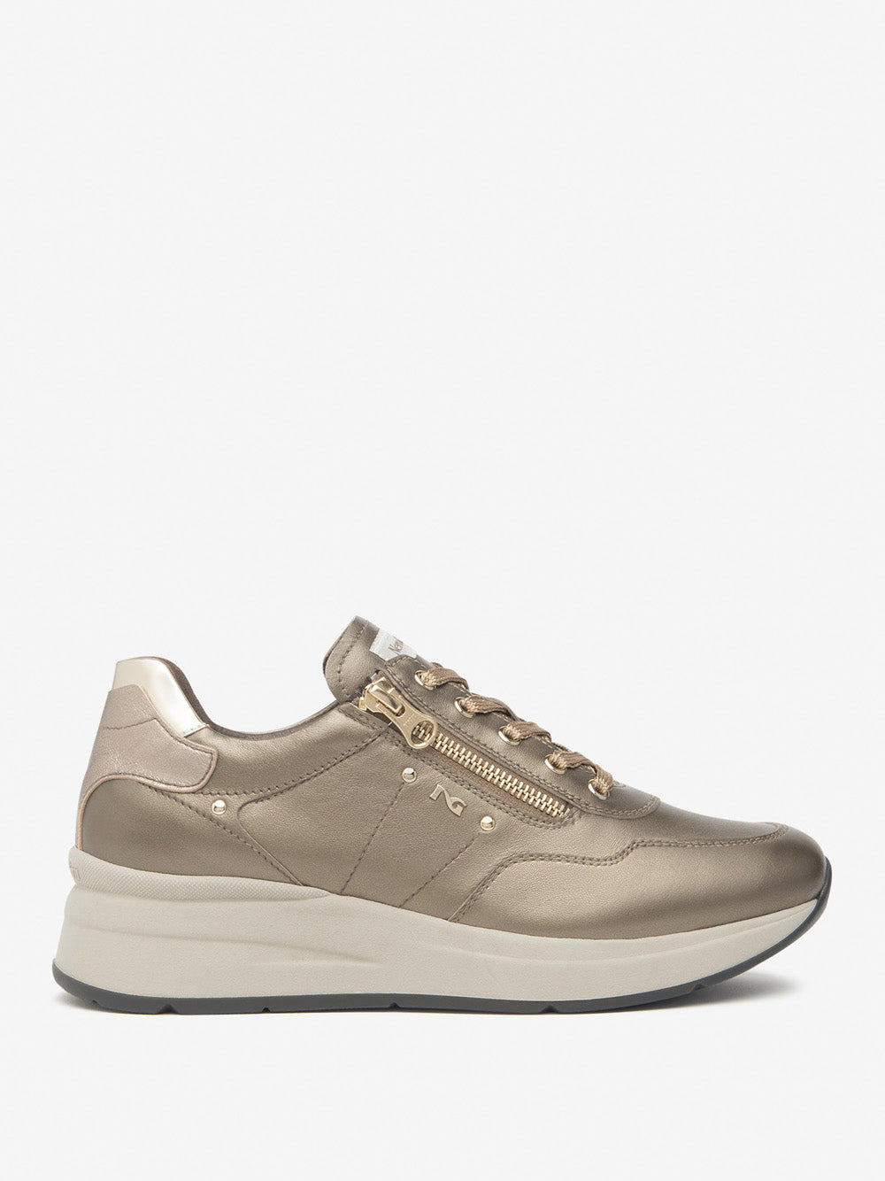 NERO GIARDINI Sneakers con zeppa Donna - Marrone modello I514070D