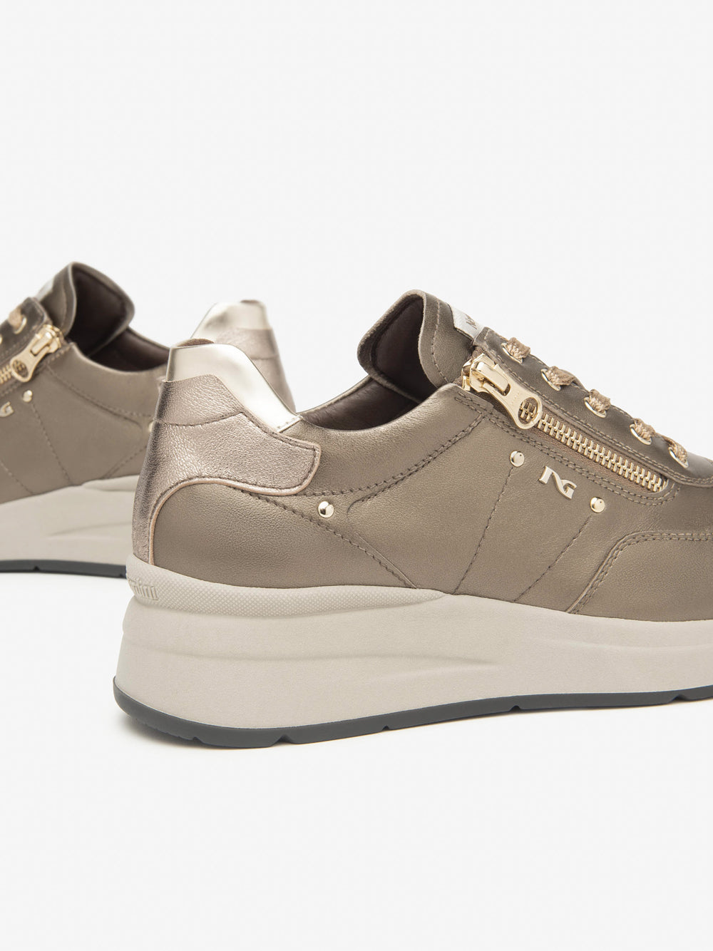 NERO GIARDINI Sneakers con zeppa Donna - Marrone modello I514070D