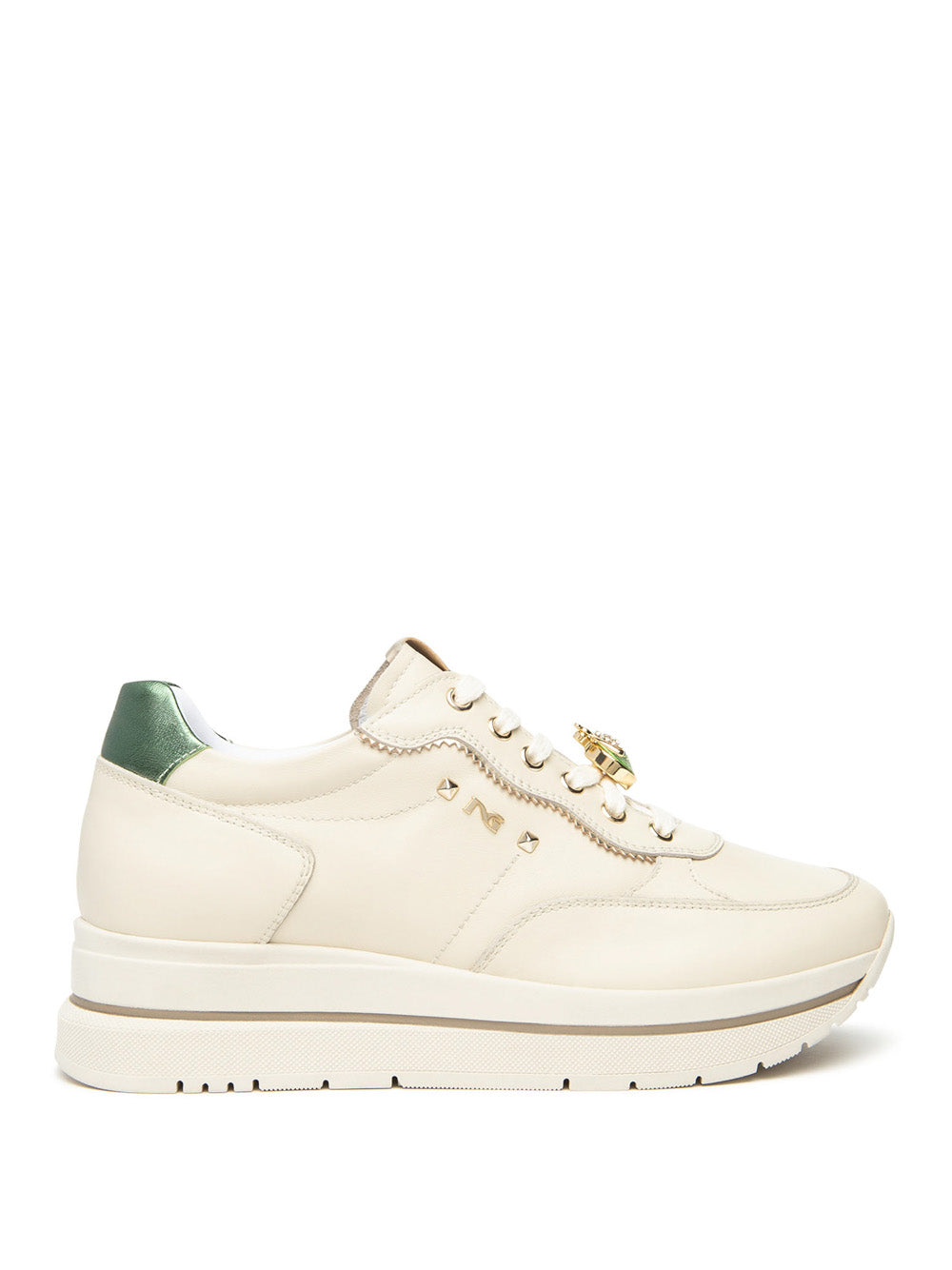 NERO GIARDINI Sneakers con zeppa Donna - Bianco modello I514103D