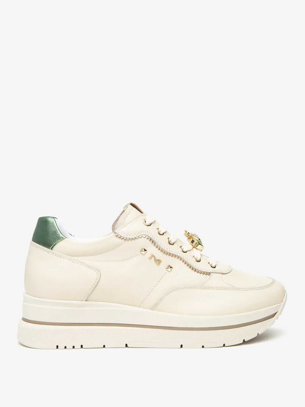 NERO GIARDINI Sneakers con zeppa Donna - Bianco modello I514103D