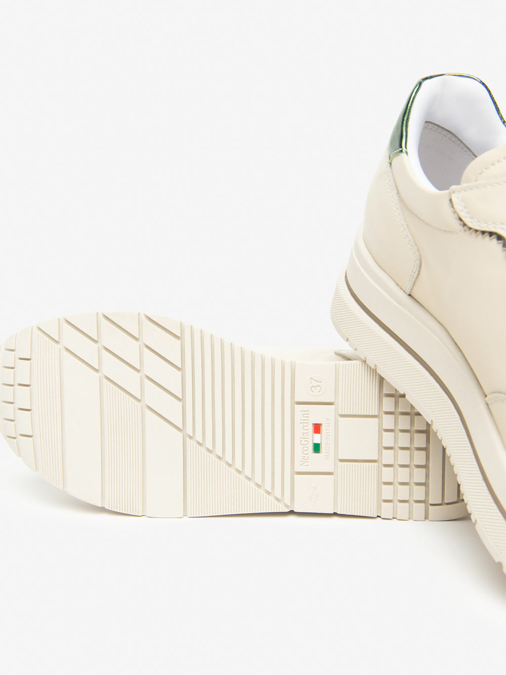 NERO GIARDINI Sneakers con zeppa Donna - Bianco modello I514103D