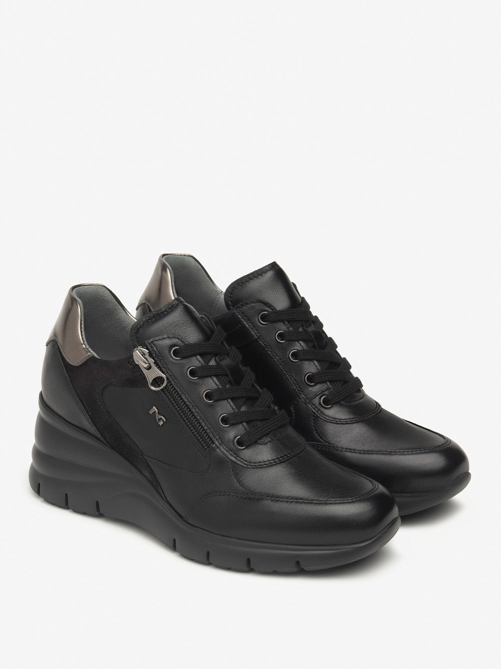 NERO GIARDINI Sneakers con zeppa Donna - Nero modello I514120D