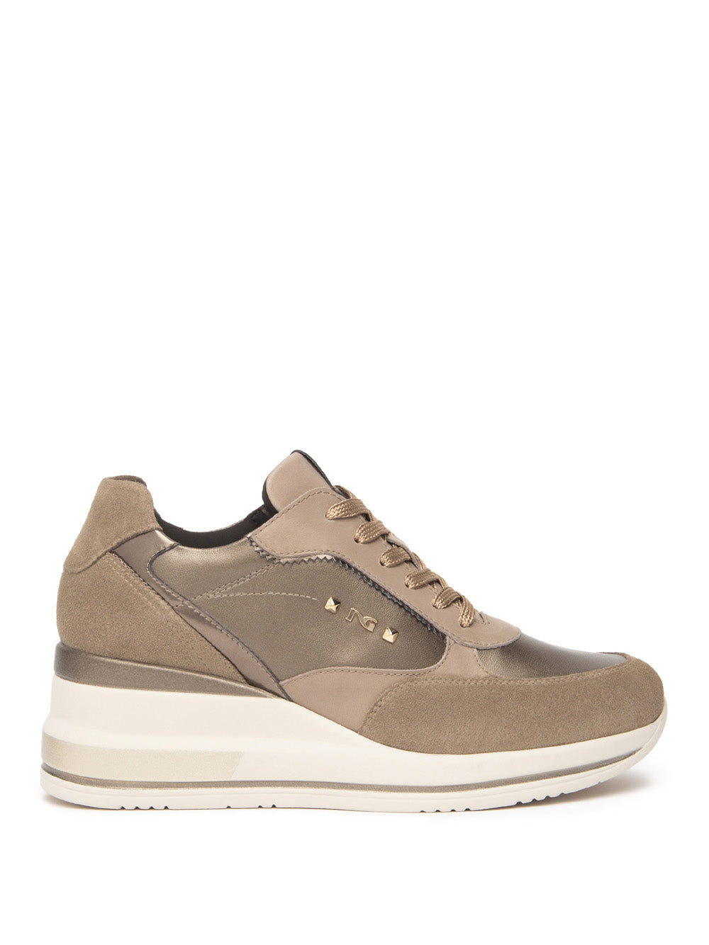 NERO GIARDINI Sneakers con zeppa Donna - Marrone modello I514130D