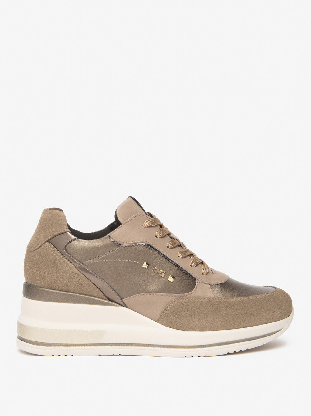 NERO GIARDINI Sneakers con zeppa Donna - Marrone modello I514130D