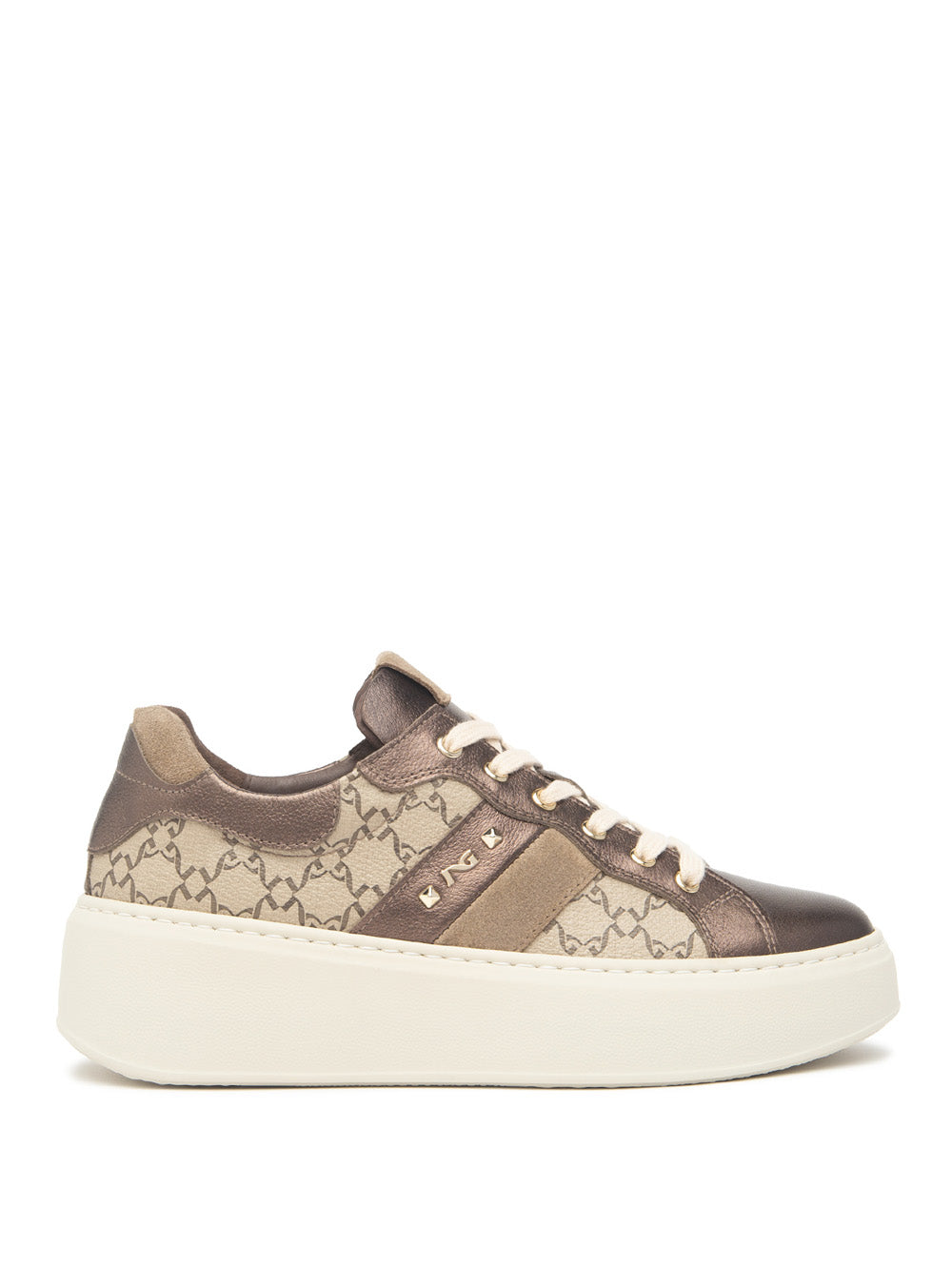 NERO GIARDINI Sneakers platform Donna - Testa di moro modello I514210D