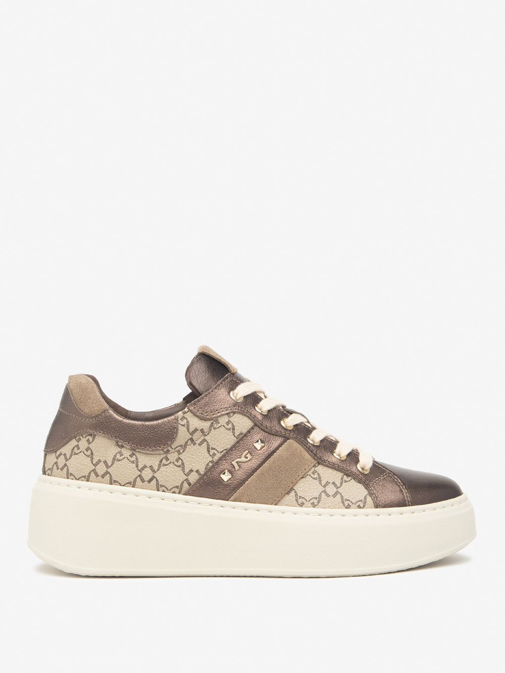 NERO GIARDINI Sneakers platform Donna - Testa di moro modello I514210D