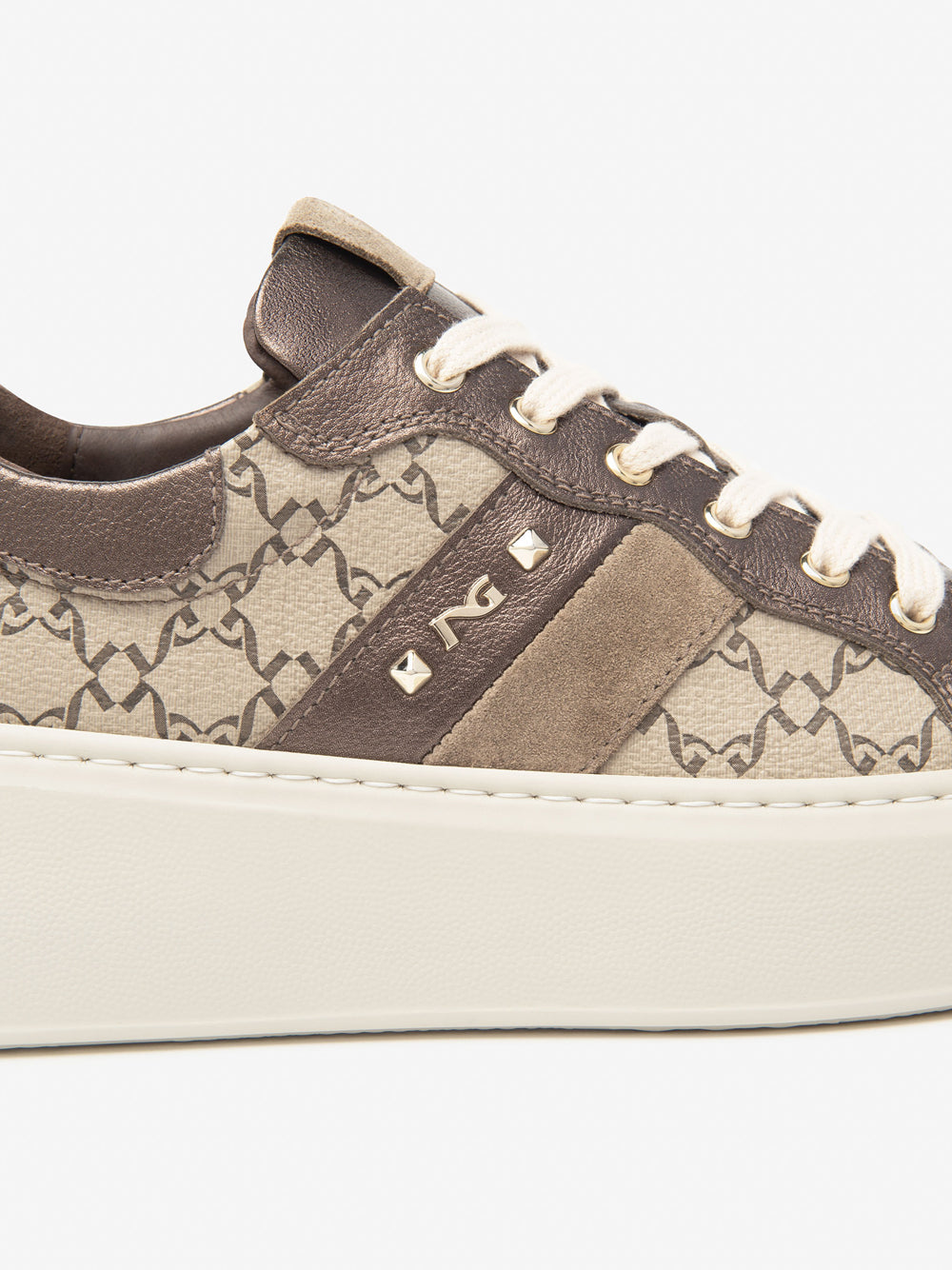 NERO GIARDINI Sneakers platform Donna - Testa di moro modello I514210D