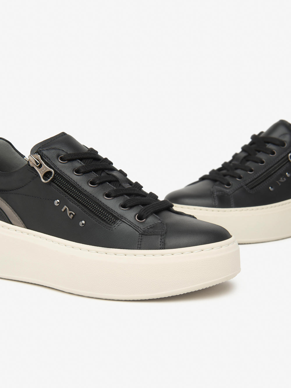 NERO GIARDINI Sneakers platform Donna - Nero modello I514212D