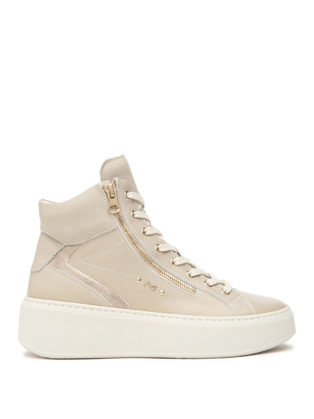 NERO GIARDINI Sneakers platform Donna - Beige modello I514213D