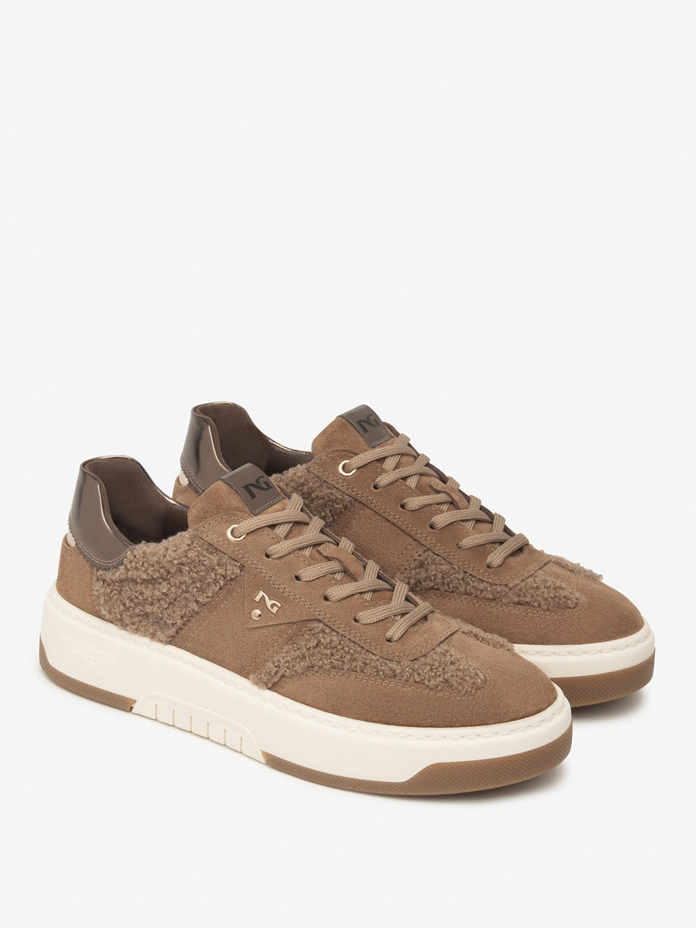NERO GIARDINI Sneakers platform Donna - Marrone modello I514226D