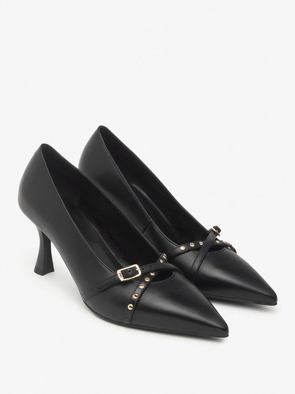 NERO GIARDINI Decollete con borchie Donna - Nero modello I514480DE