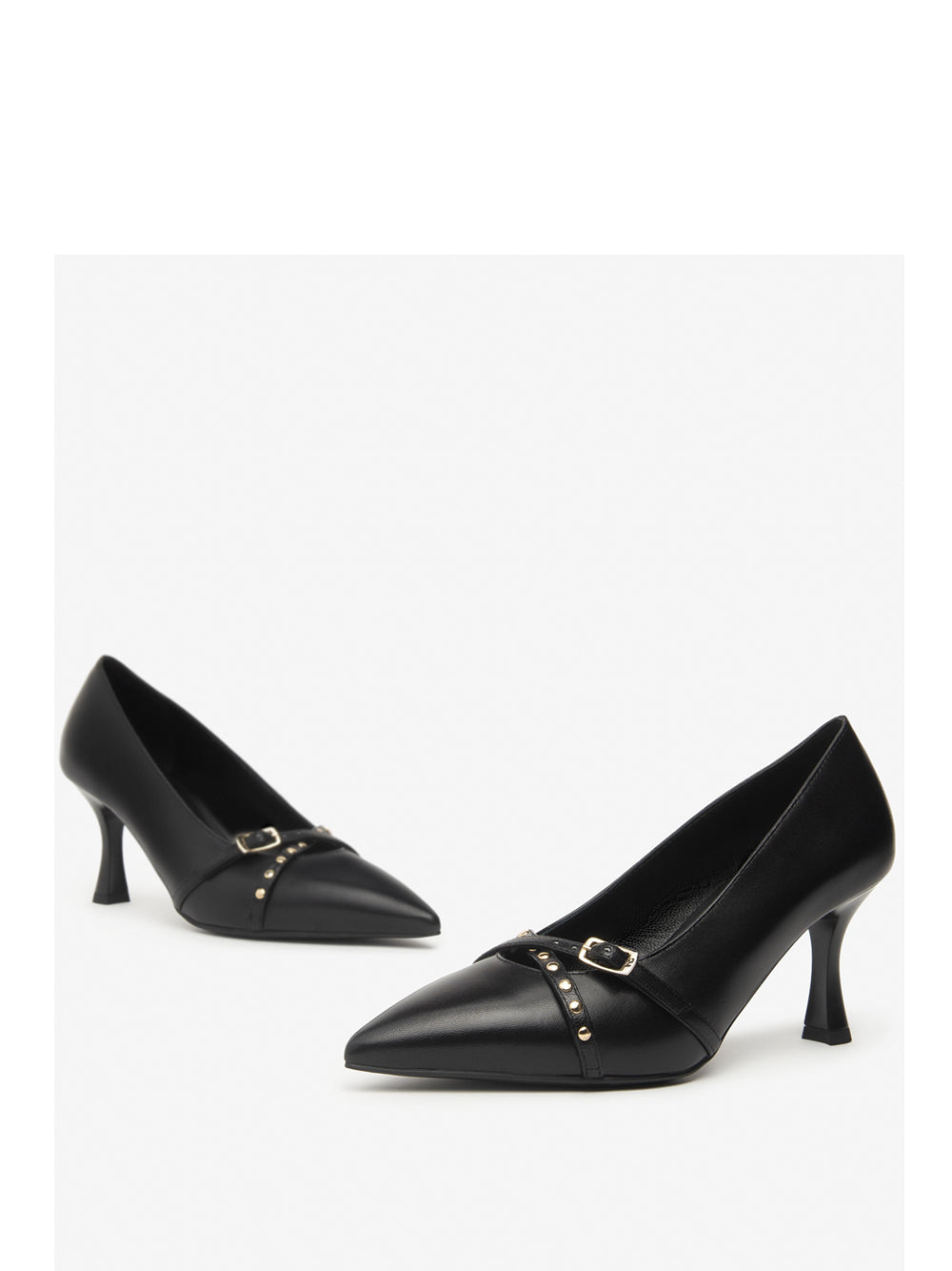 NERO GIARDINI Decollete con borchie Donna - Nero modello I514480DE