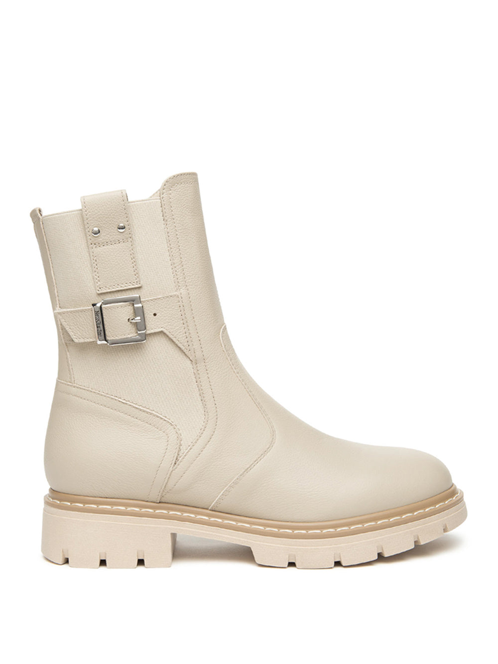 NERO GIARDINI Stivaletti beatles Donna - Bianco modello I514761D