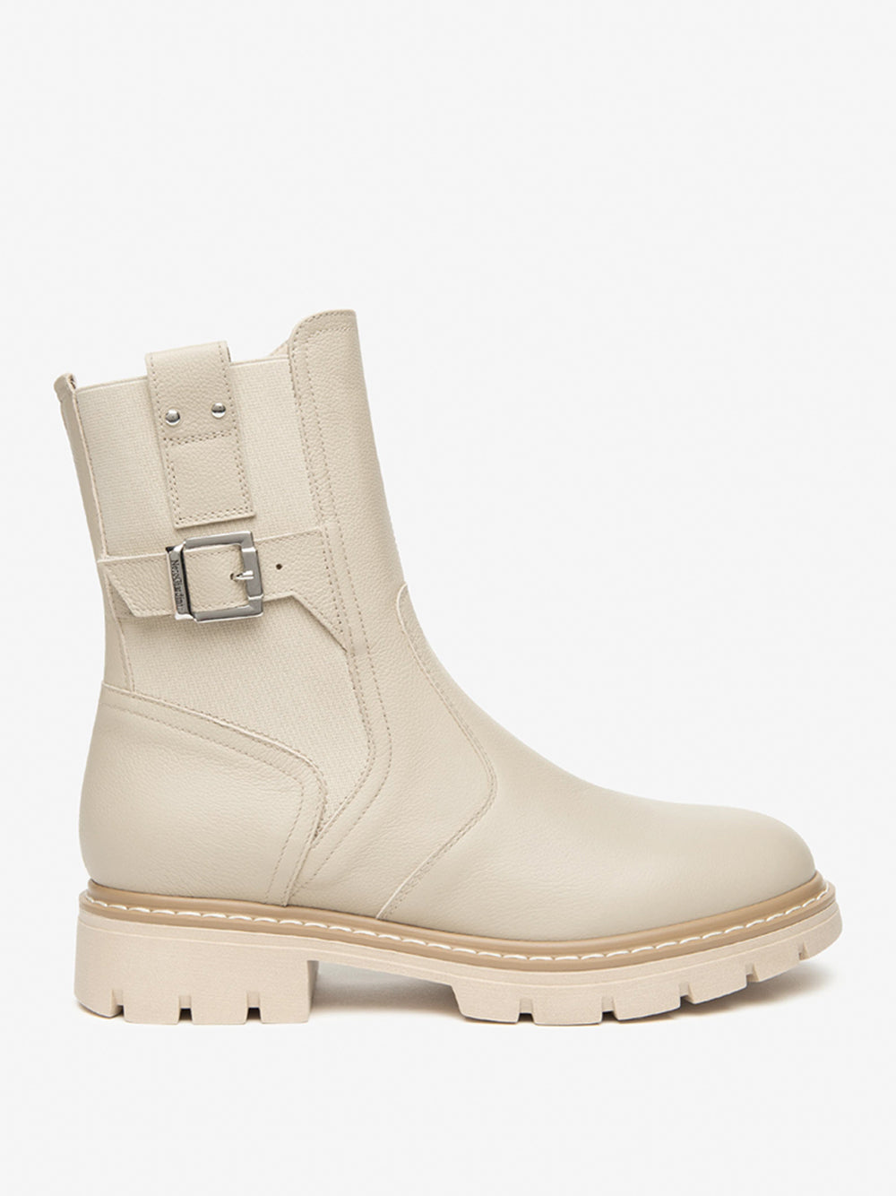 NERO GIARDINI Stivaletti beatles Donna - Bianco modello I514761D