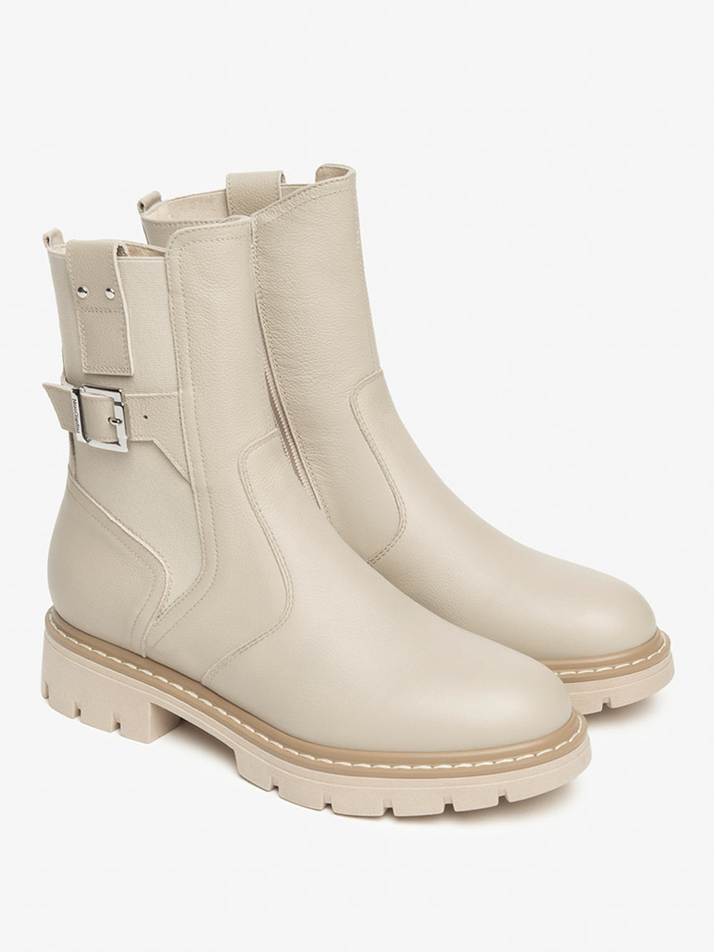 NERO GIARDINI Stivaletti beatles Donna - Bianco modello I514761D