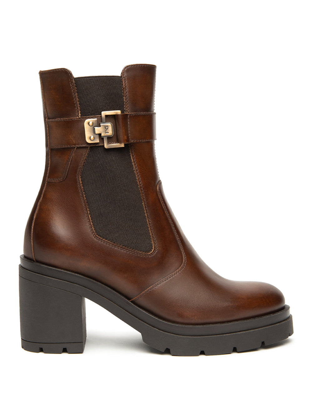 NERO GIARDINI Stivaletti con tacco Donna - Marrone modello I514791D