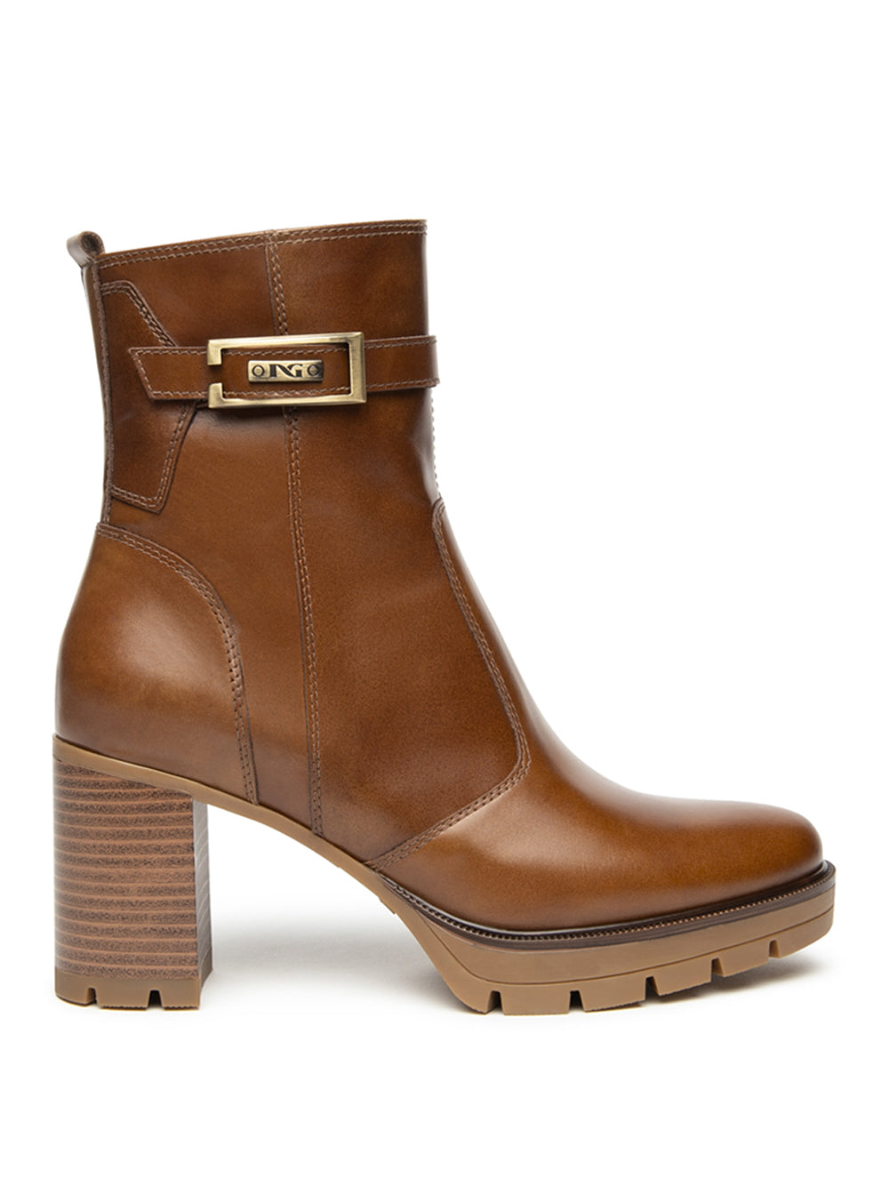 NERO GIARDINI Stivaletti con tacco Donna - Cuoio modello I514853D