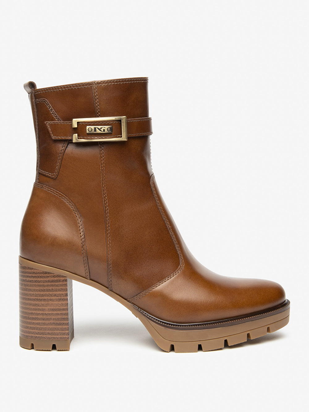 NERO GIARDINI Stivaletti con tacco Donna - Cuoio modello I514853D