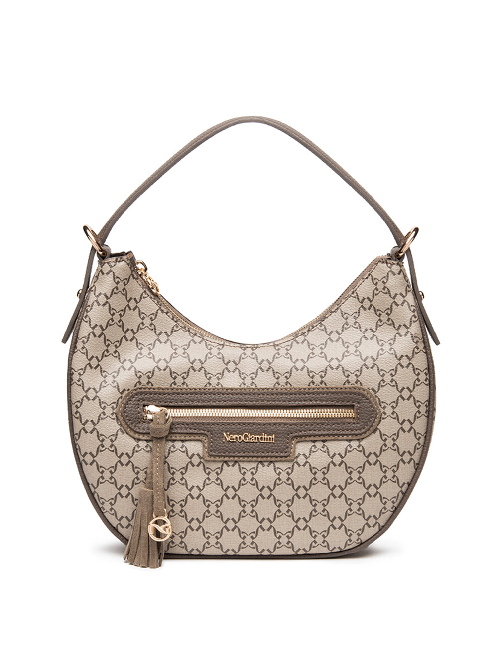 NERO GIARDINI Borsa a Spalla logato Donna - Beige modello I544062D