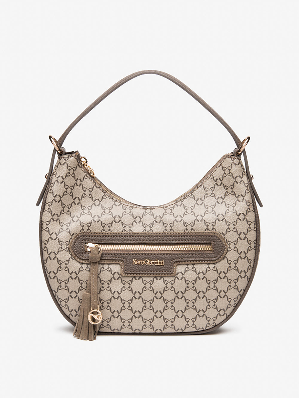 NERO GIARDINI Borsa a Spalla logato Donna - Beige modello I544062D