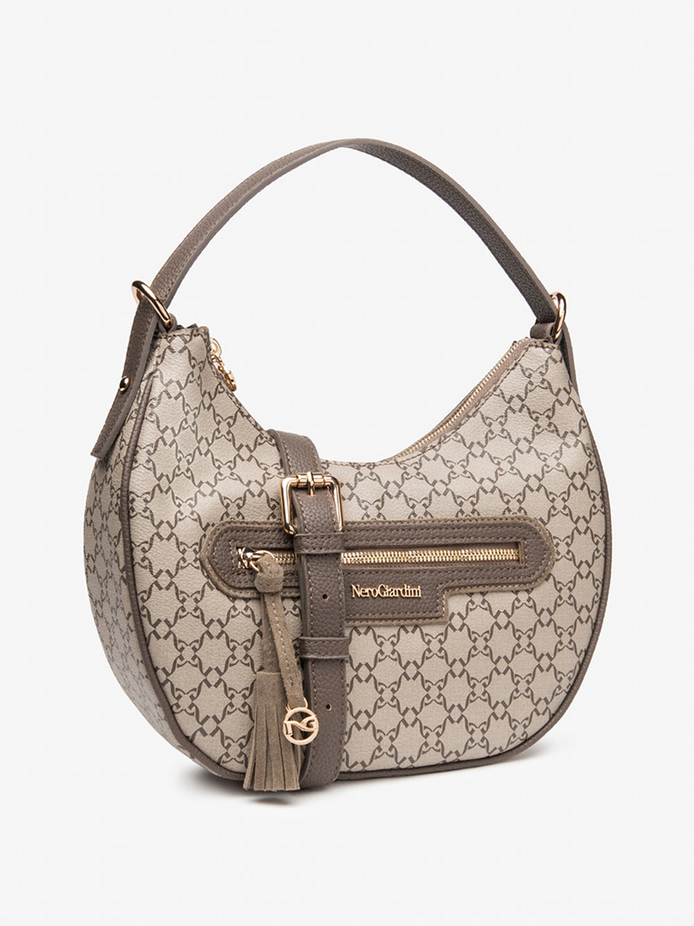 NERO GIARDINI Borsa a Spalla logato Donna - Beige modello I544062D