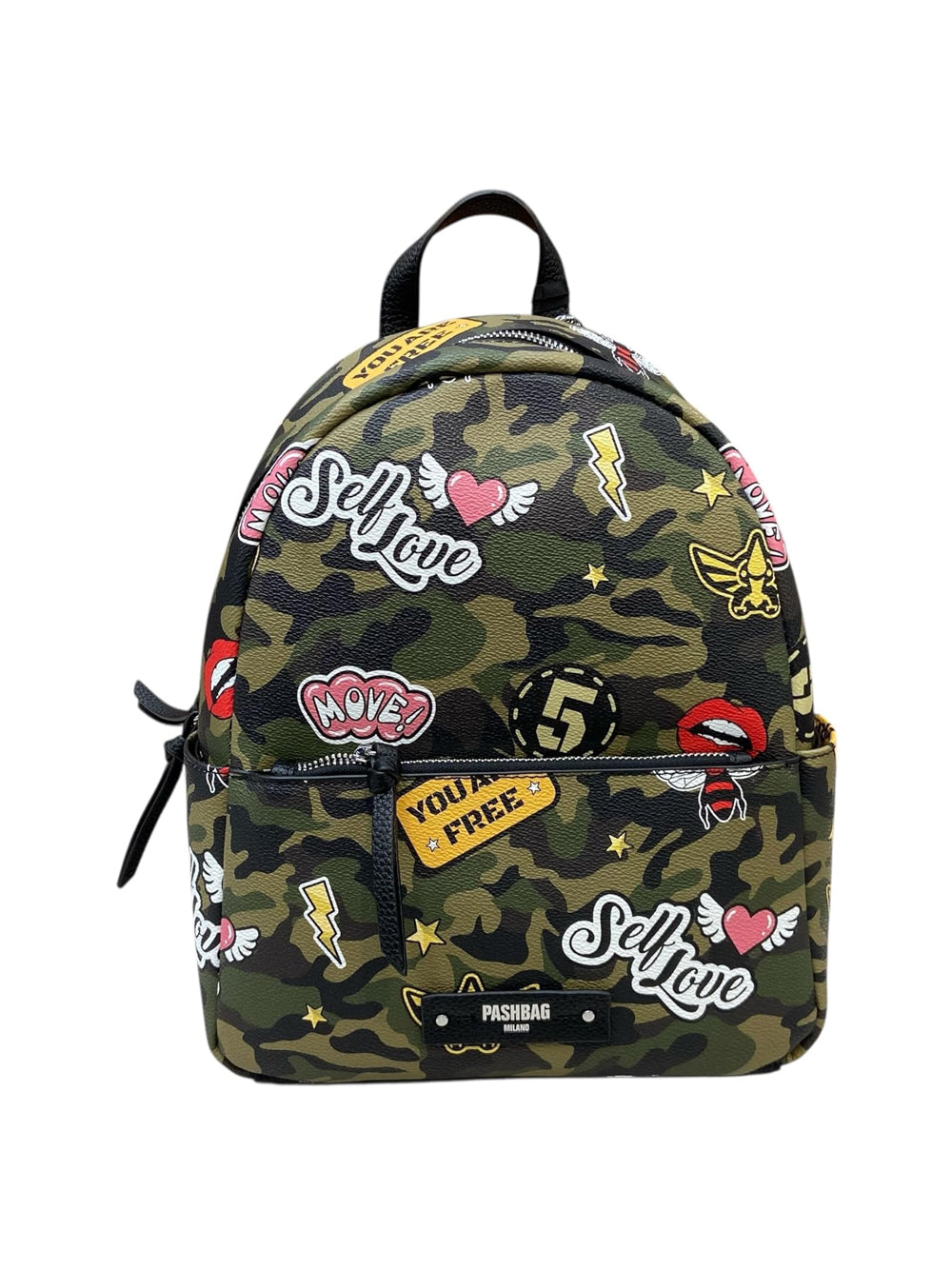 PASH BAG Borsa a Zainetto Donna - Militare modello 18710-CAR-W5B-P