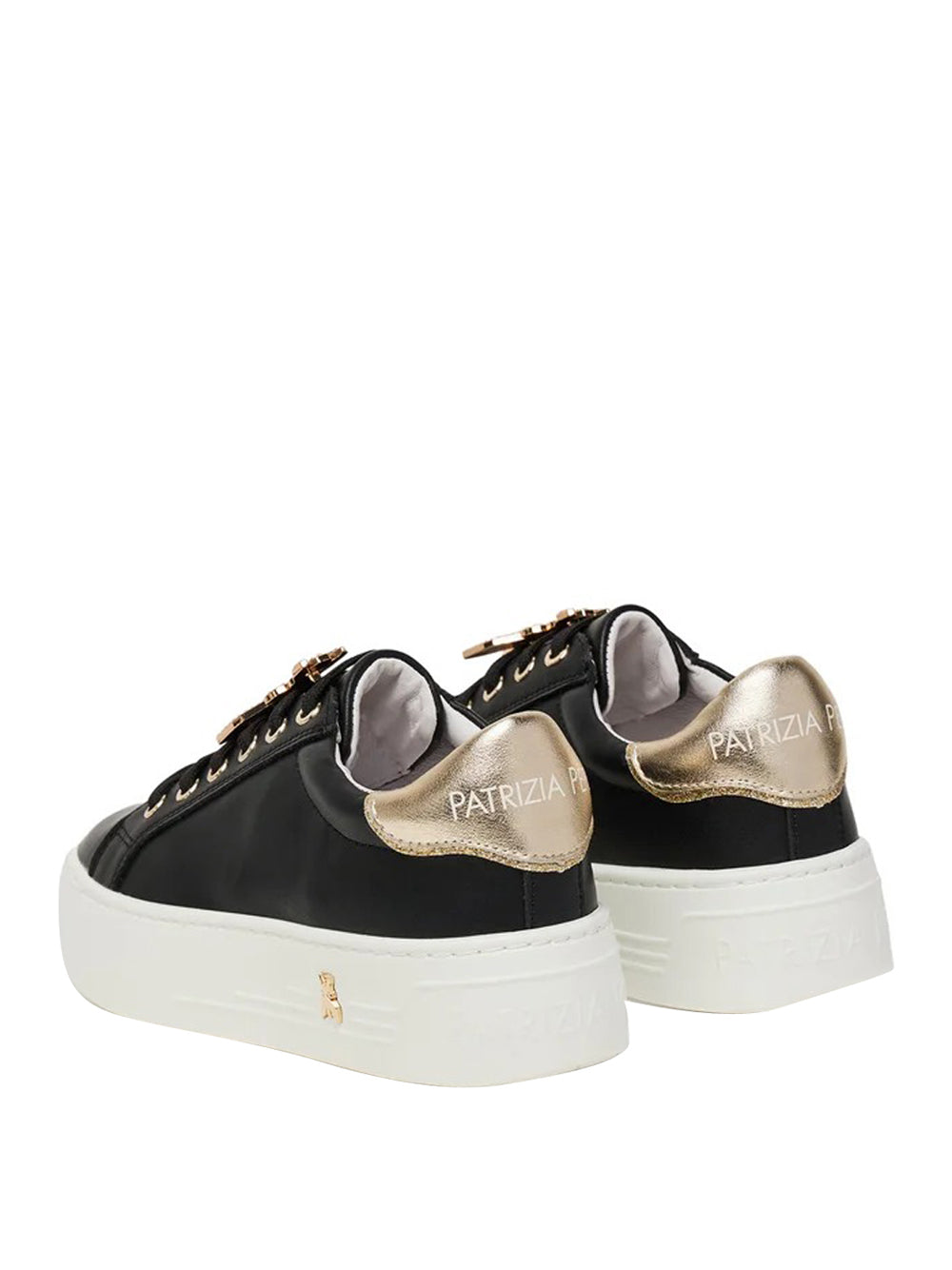 PATRIZIA PEPE Sneakers platform Donna - Nero modello PJ907