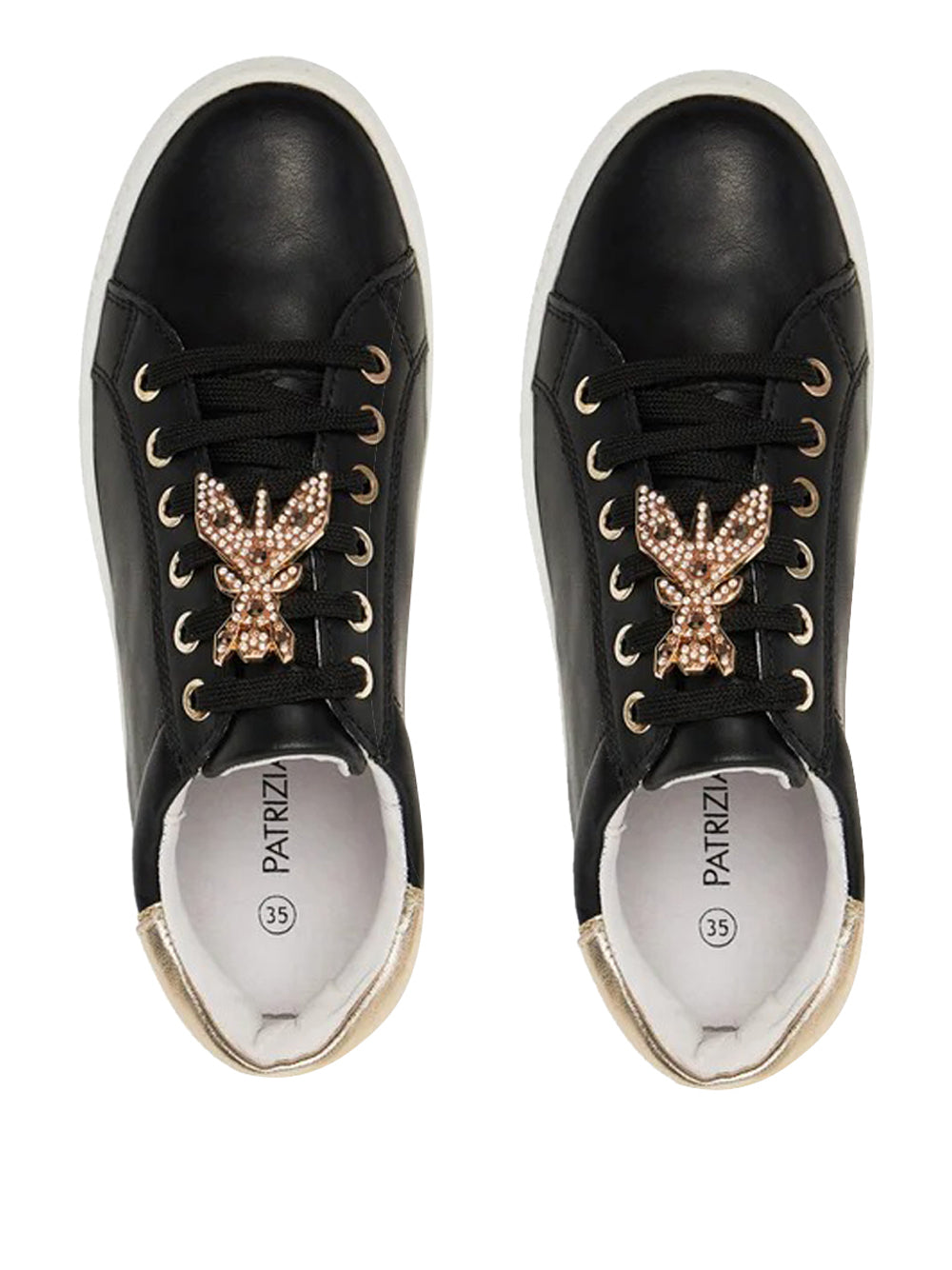 PATRIZIA PEPE Sneakers platform Donna - Nero modello PJ907