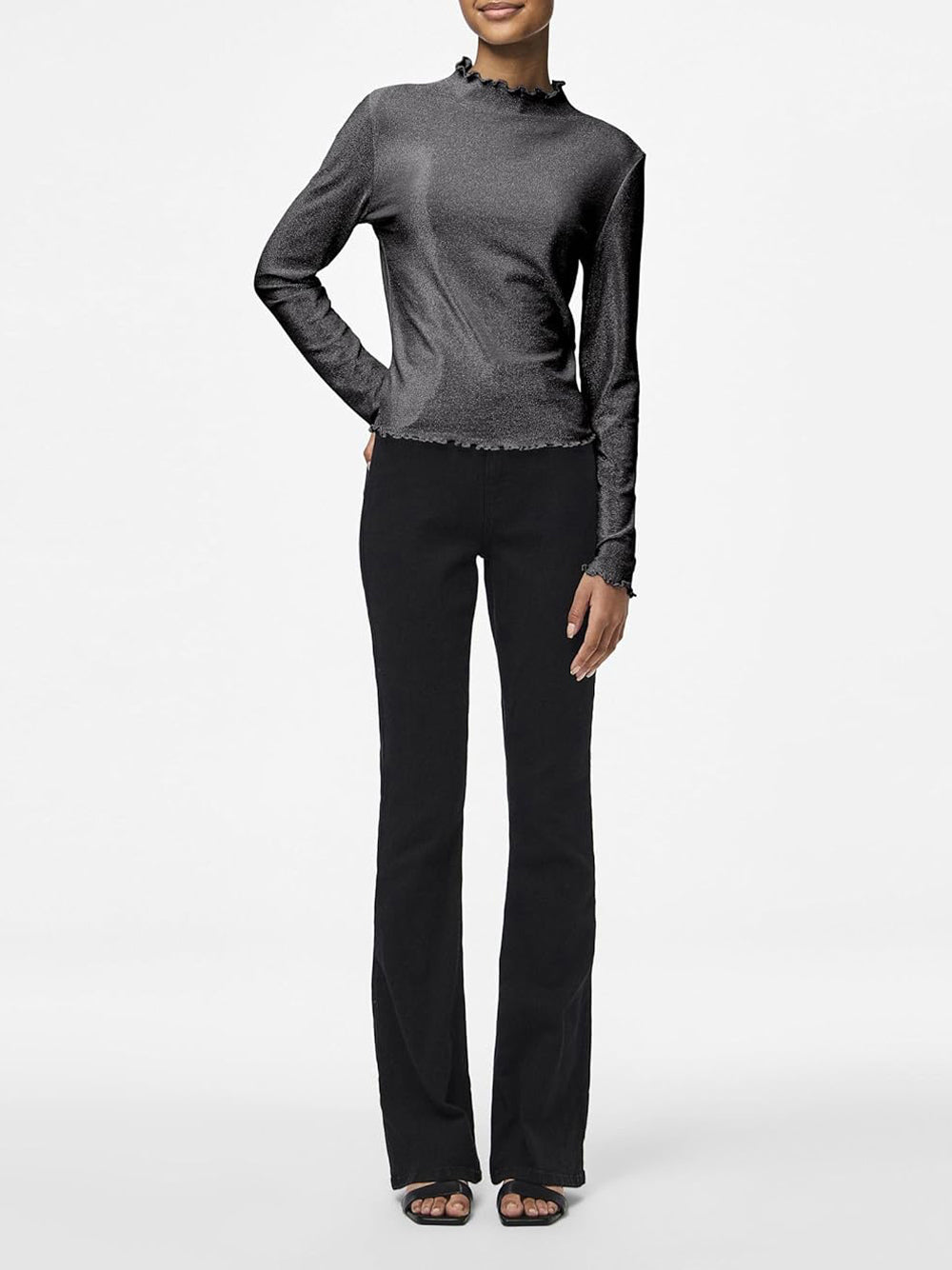 PIECES Top Donna - Nero modello 17143415