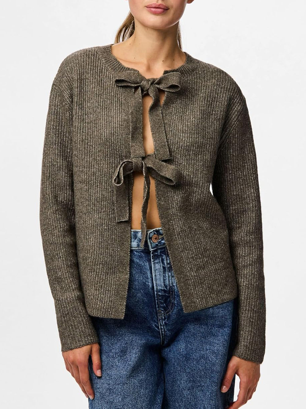 PIECES Cardigan Donna - Grigio modello 17150235