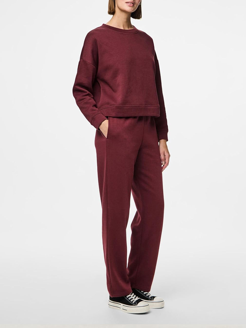 PIECES Pantalone Donna - Rosso modello 17156301