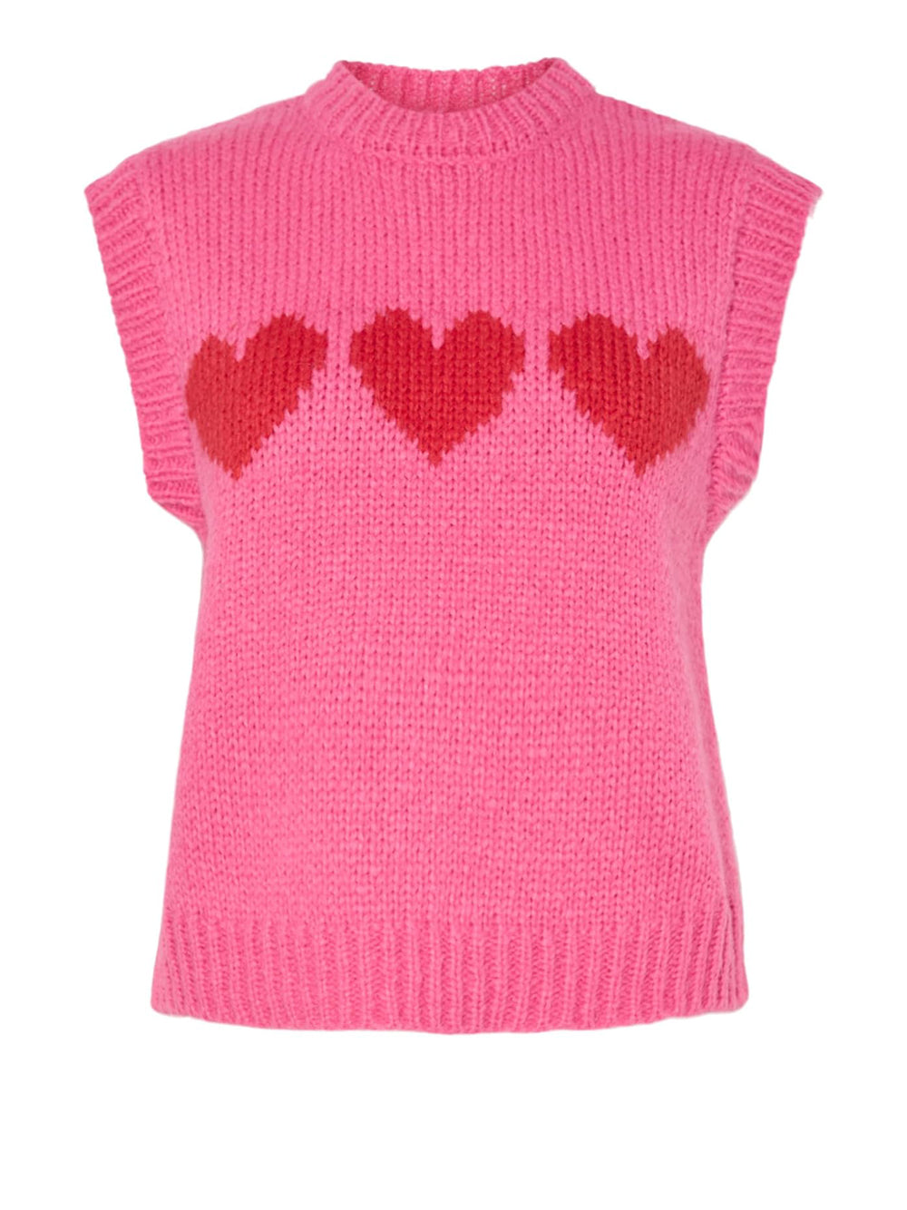 PIECES Maglione Smanicato Donna - Rosa modello 17160415
