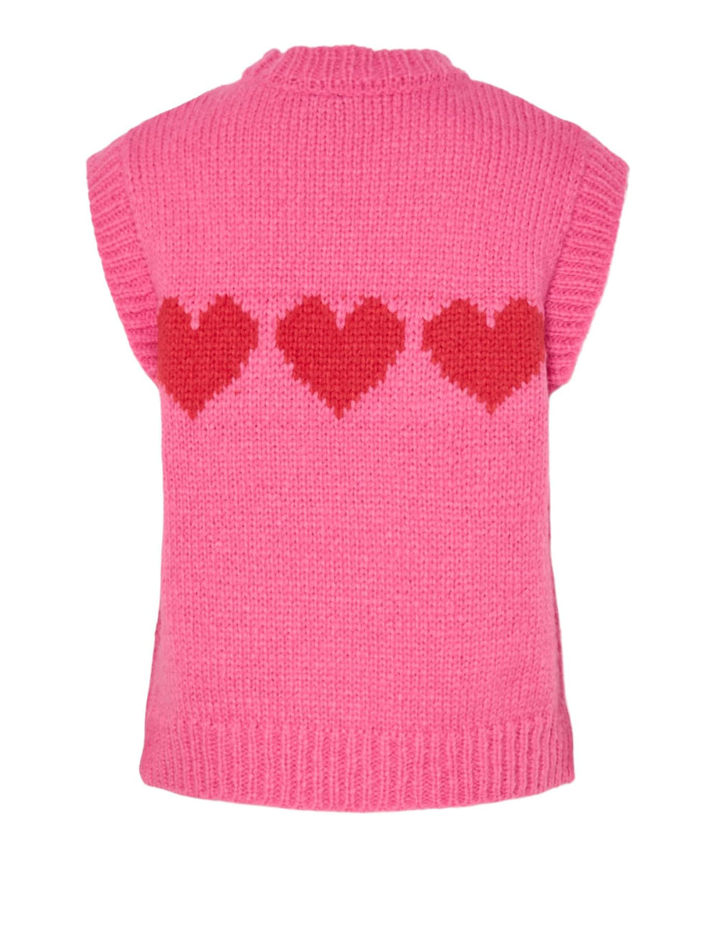 PIECES Maglione Smanicato Donna - Rosa modello 17160415