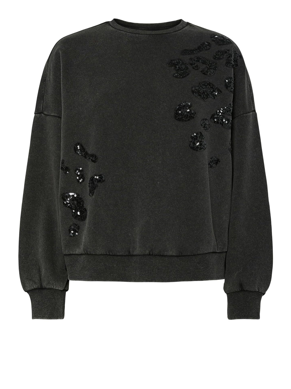 PIECES Felpa Donna - Nero modello 17161667