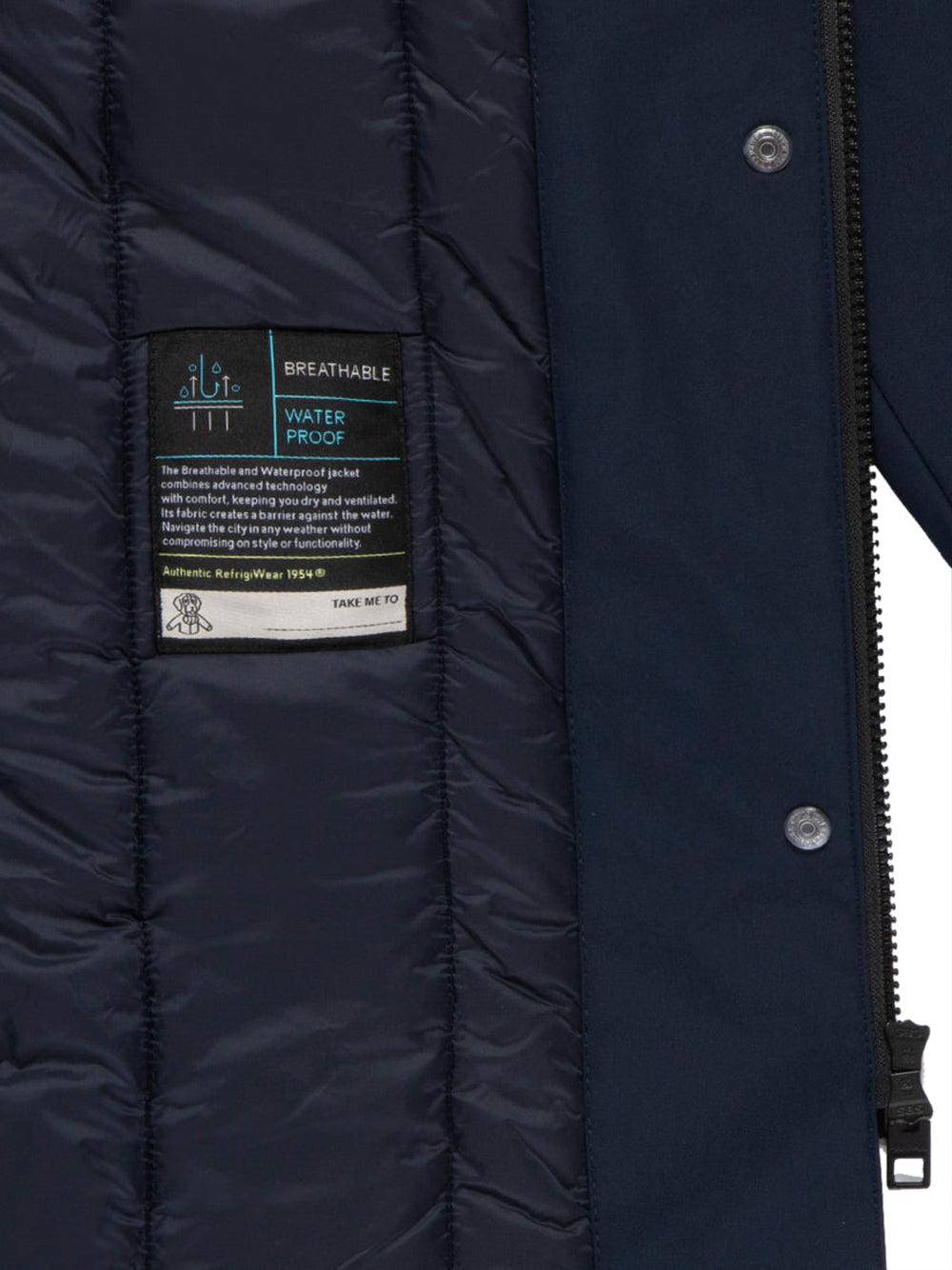 REFRIGIWEAR Giubbino Donna - Blu modello RW0W99108XT3790000000