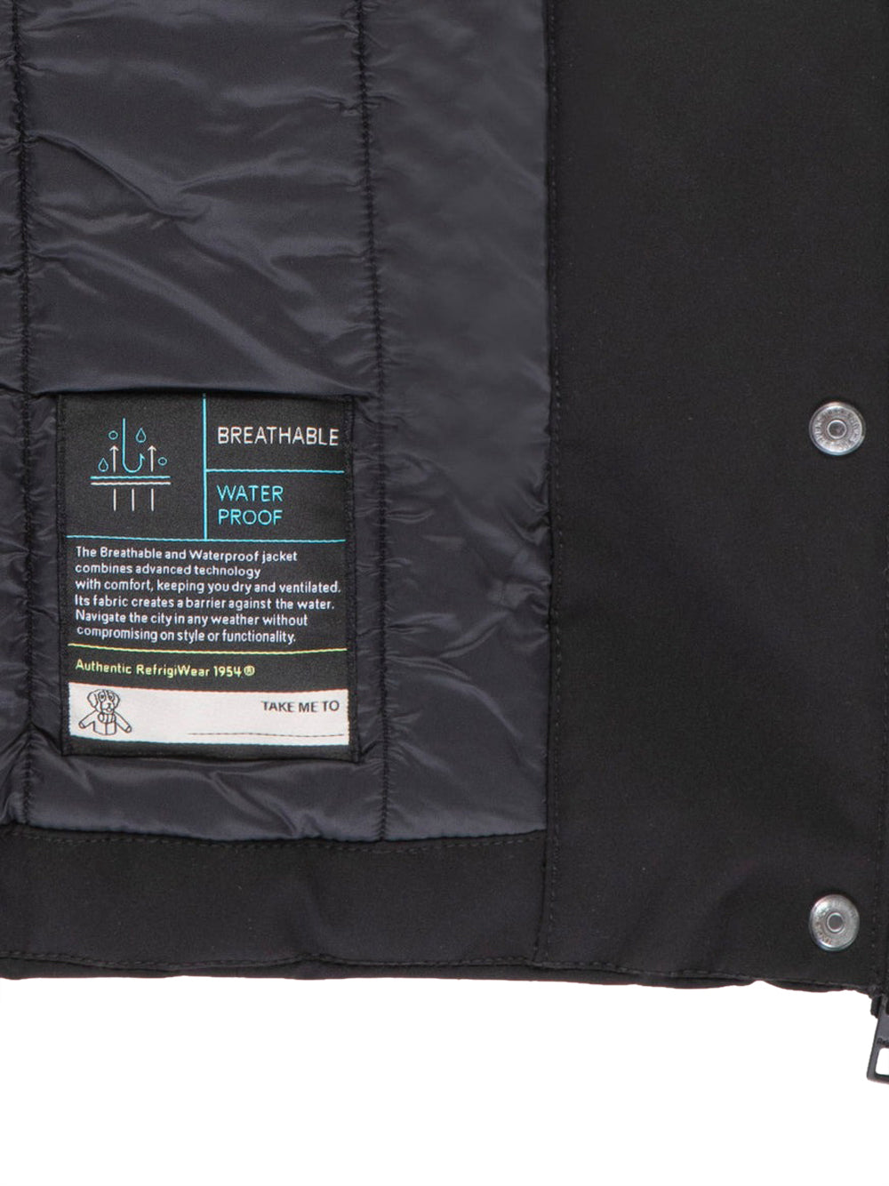 REFRIGIWEAR Giubbino Donna - Nero modello RW0W99208XT3790000000