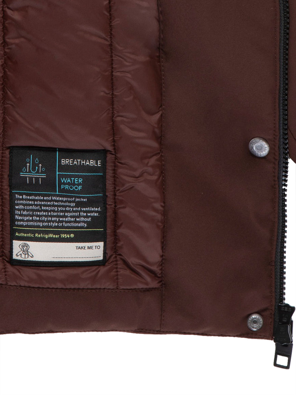 REFRIGIWEAR Giubbino Donna - Marrone modello RW0W99208XT3790000000
