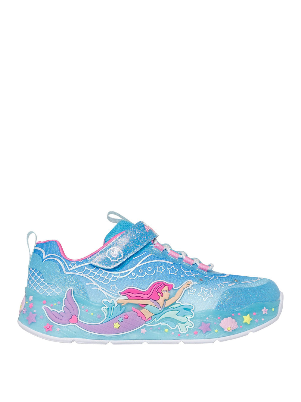 SKECHERS Sneakers con strappi Bambino - Celeste modello 303060L