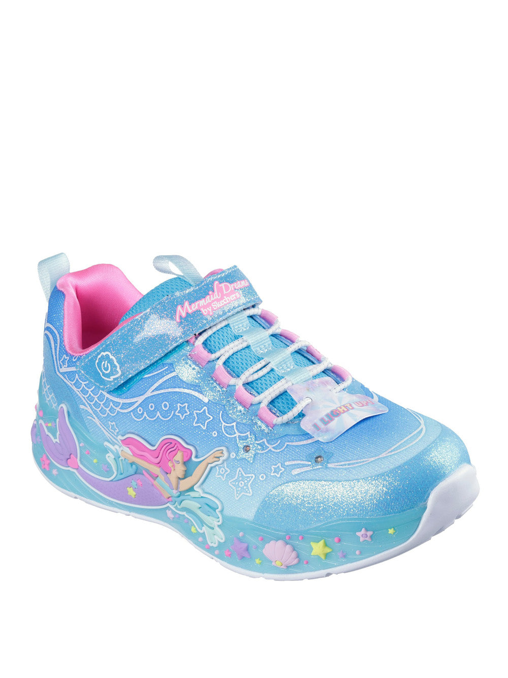 SKECHERS Sneakers con strappi Bambino - Celeste modello 303060L