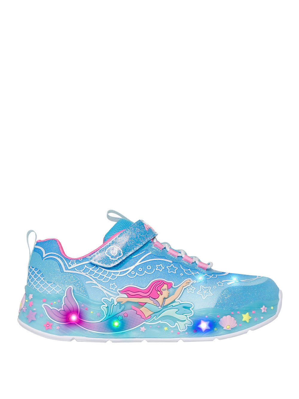 SKECHERS Sneakers con strappi Bambino - Celeste modello 303060L