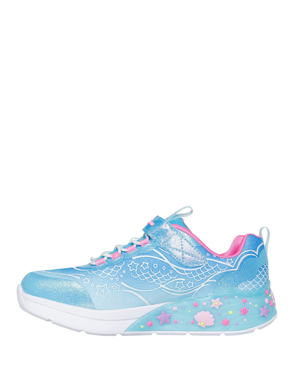 SKECHERS Sneakers con strappi Bambino - Celeste modello 303060L