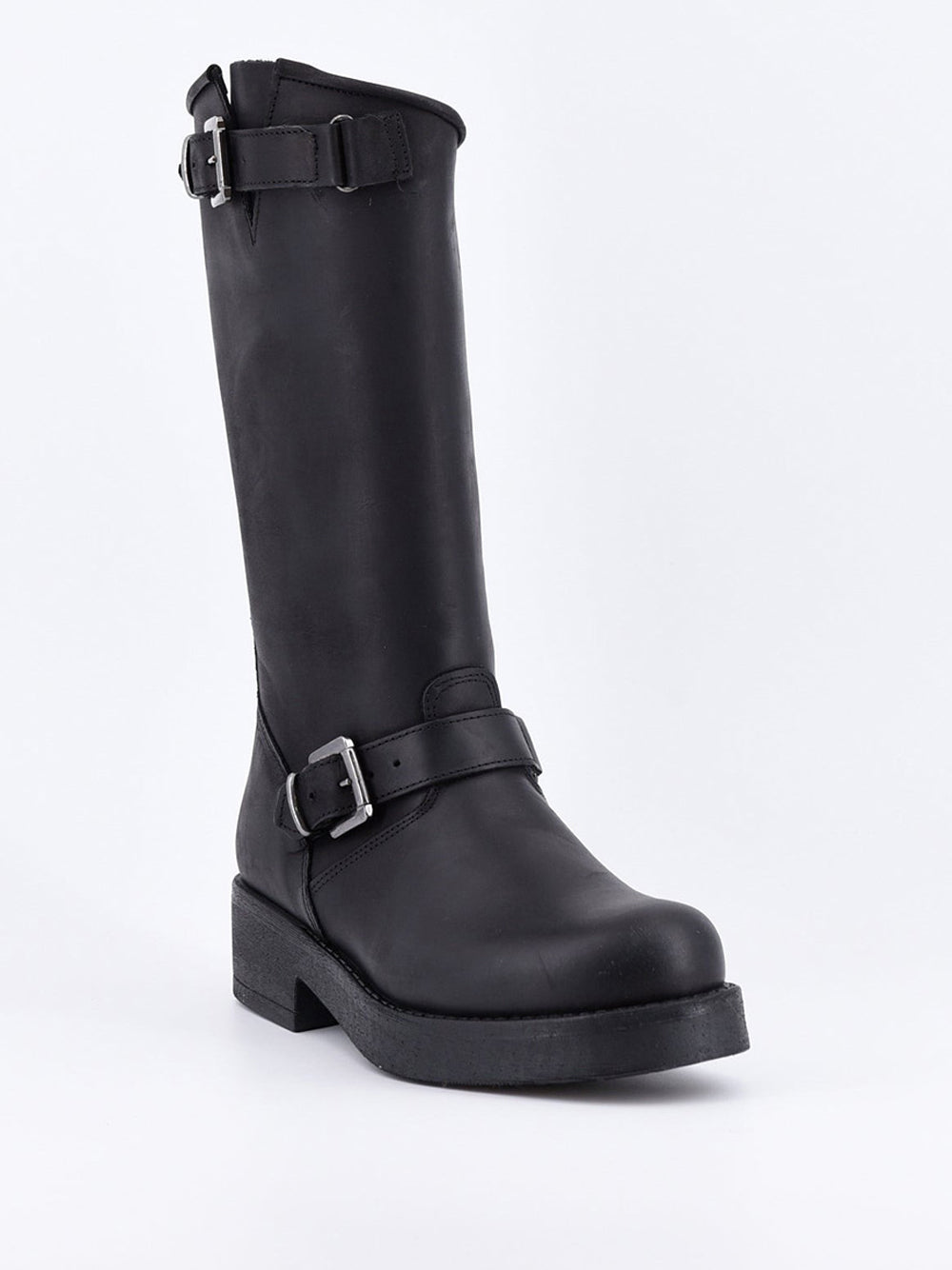 STM Stivali Biker Donna - Nero modello 2000